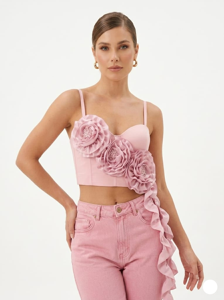 The Rosewater Floral Ruffle