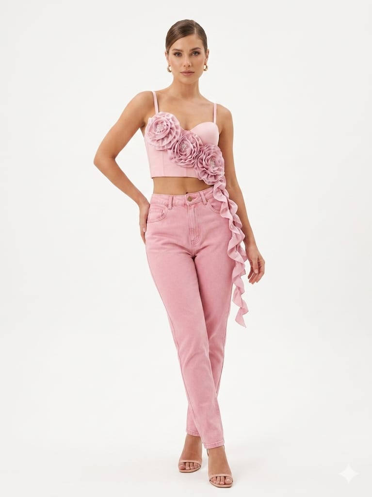 The Rosewater Floral Ruffle