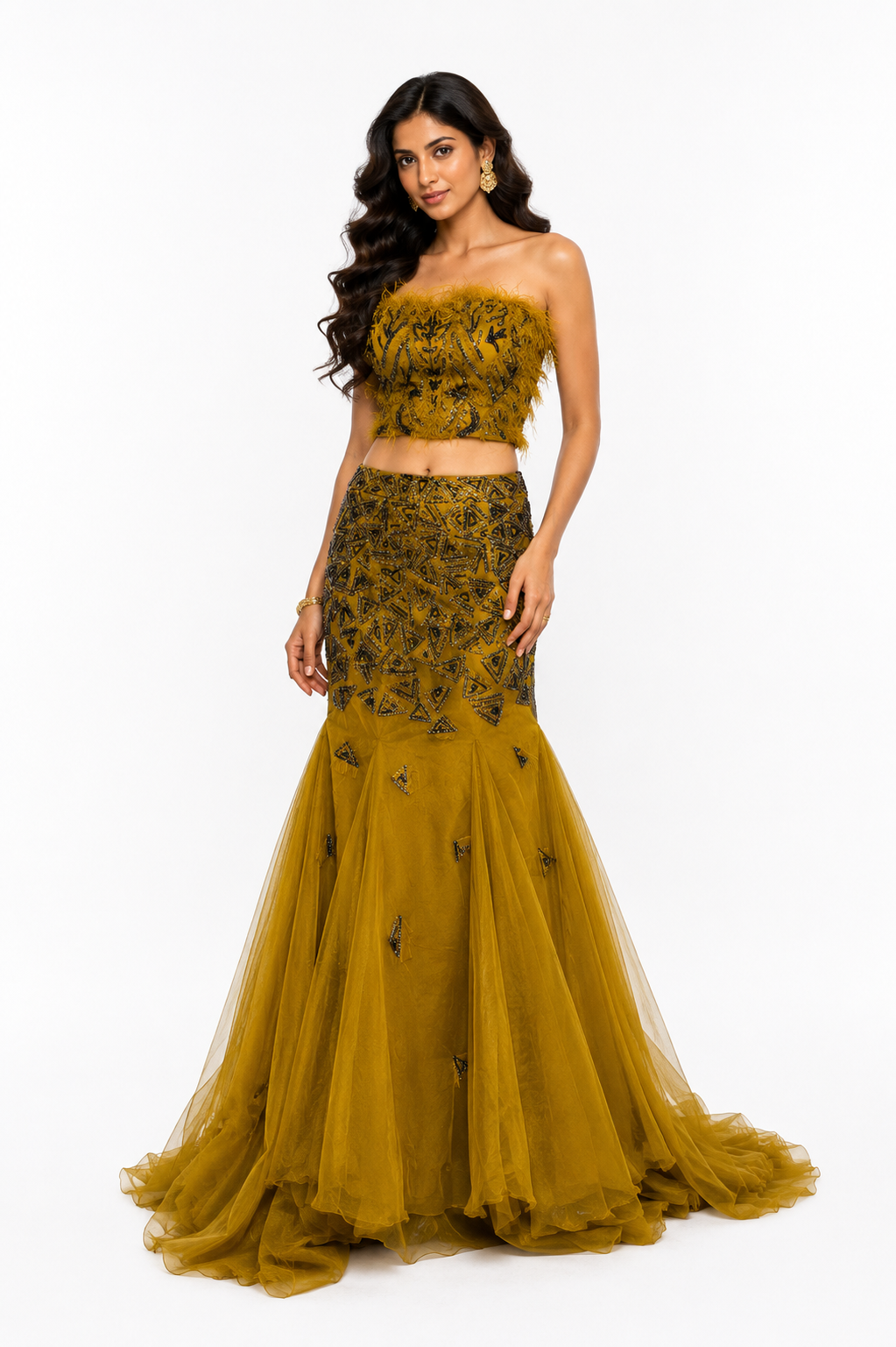     Premium embellished lehenga set for women Bellissima