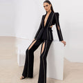 Premium black luxury pantsuit for evening wear Dubai