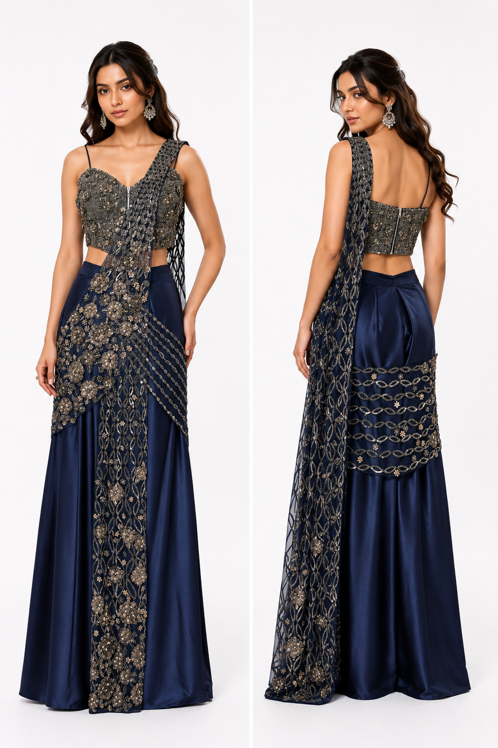 Regal Star Couture Drape Set