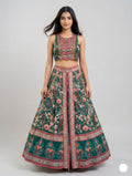 The Royal Jade Flora Crop Top Set