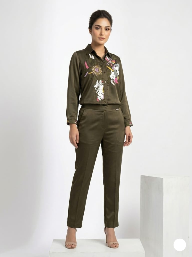 Olive Orchid Co-Ord Set