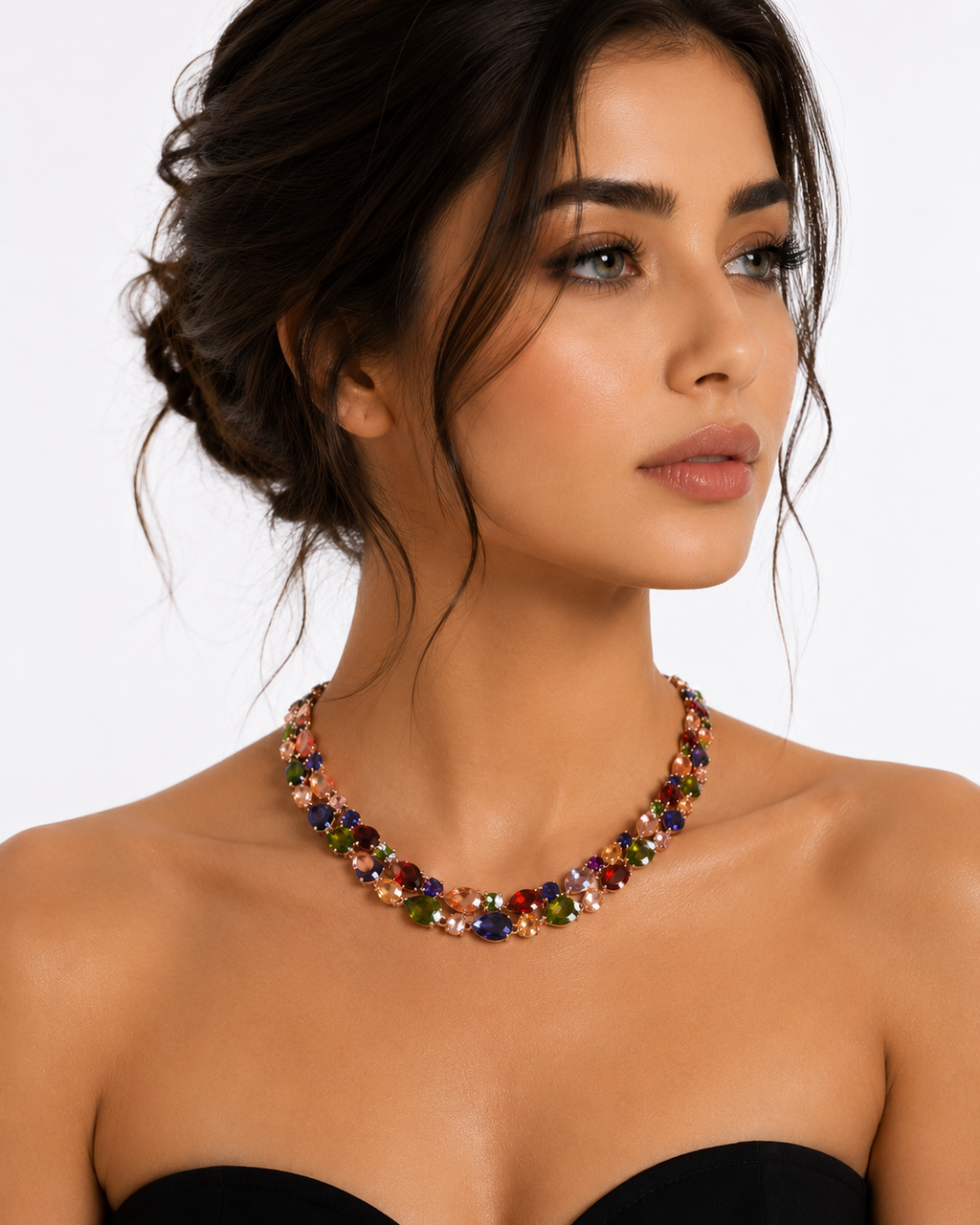 Bellissima Aurora Gemstone Necklace
