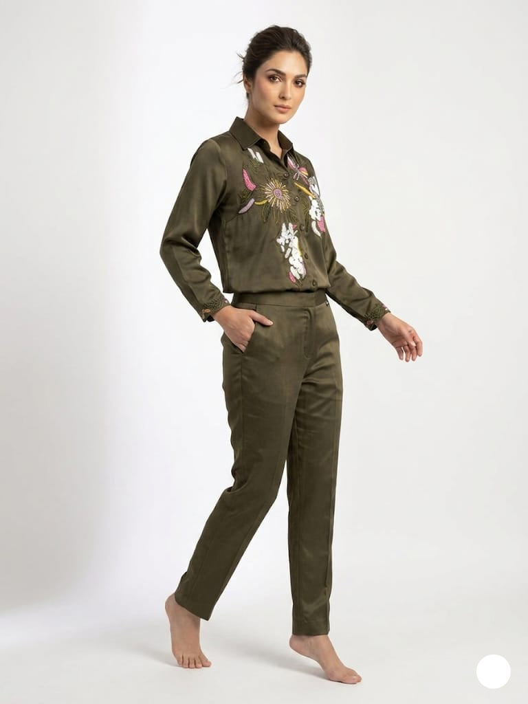 Olive Orchid Co-Ord Set