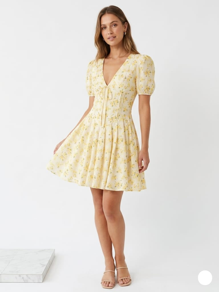Aurelia Floral Mini Dress