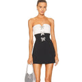 Luxury black and white mini dress for women Dubai – Curated Collection Bellissima