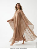 Aura Bronze Shimmer Abaya