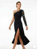 Oatmeal Silk Horizon Dress