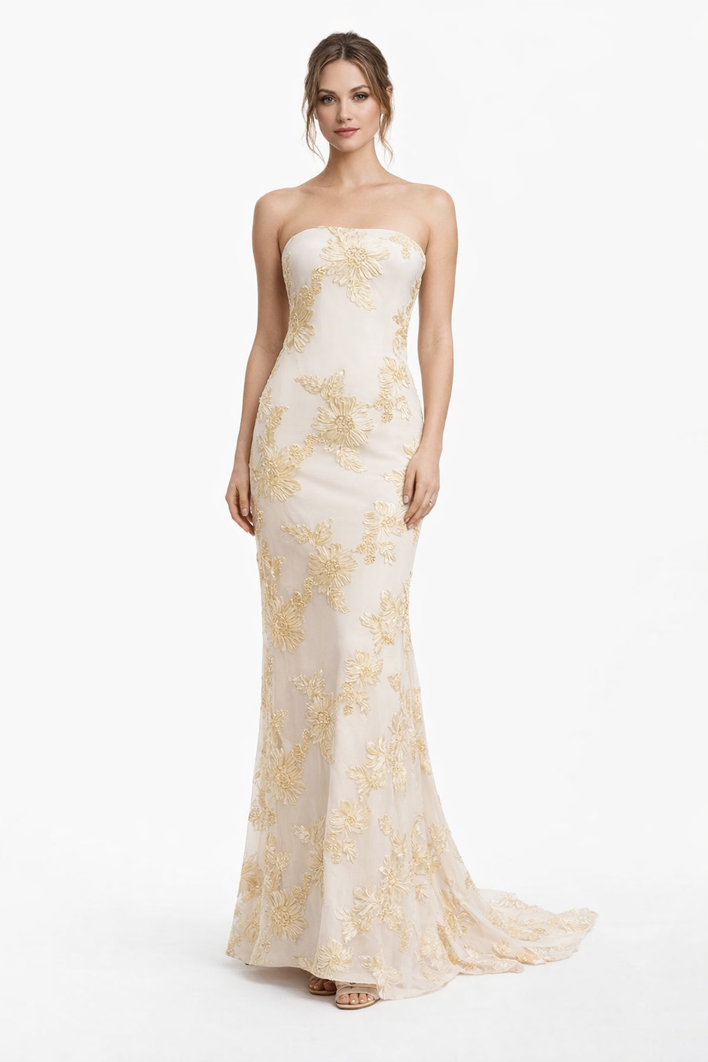 Golden Whisper Gown