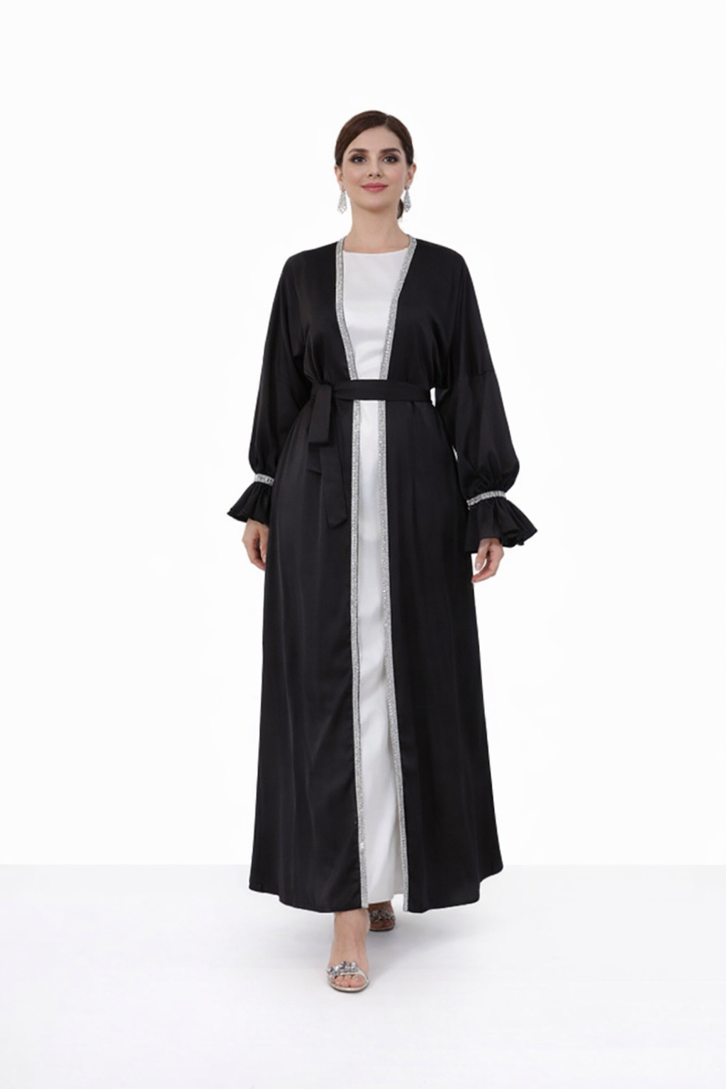 Timeless Grace Open Front Abaya
