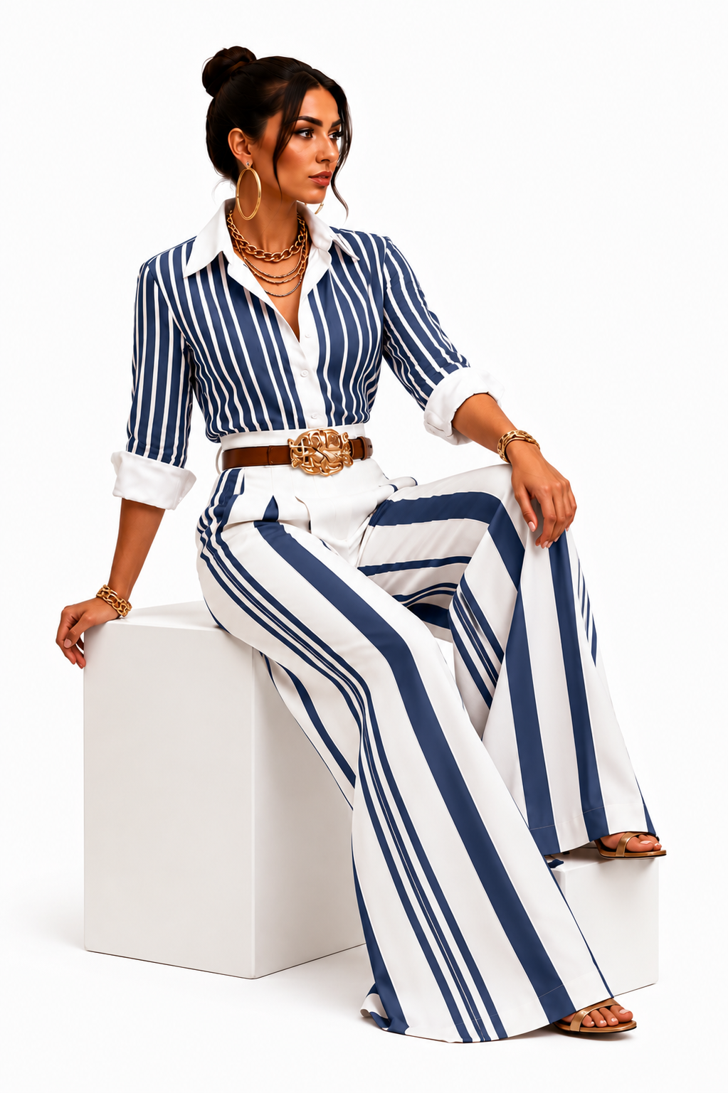 Luxe Stripe Co-Ord Set