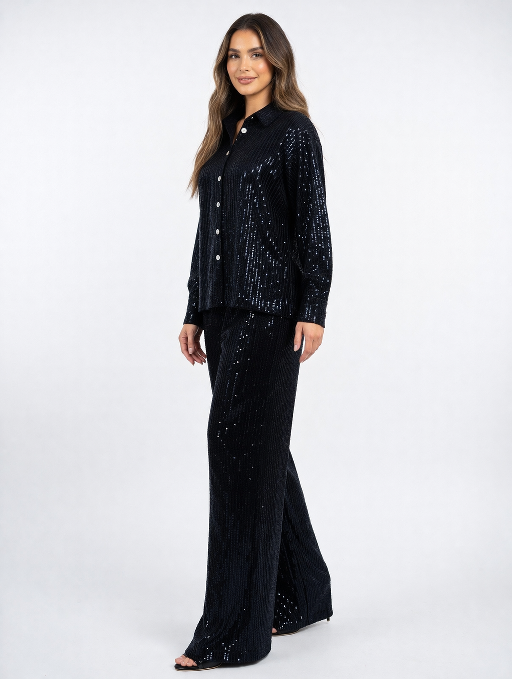 Bellissima Noir Sequin Co-Ord Set
