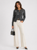 Floral Detail Knit Cardigan