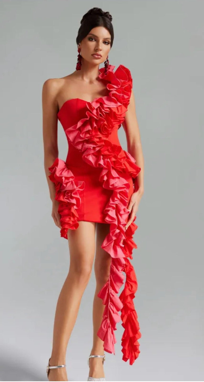 Flamenco Statement Ruffle Dress