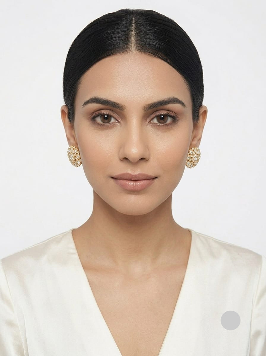 Diya Floral Studs
