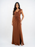 Asymmetric Draped Elegance Dress