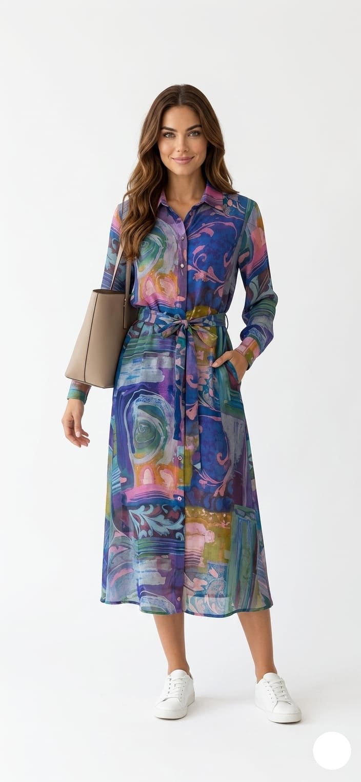 The Gallery Collection Shirt Dress