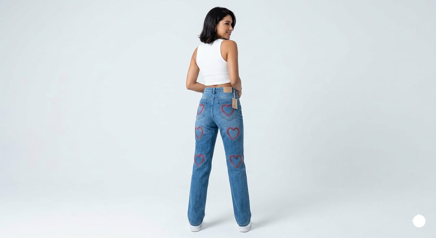 Sweetheart High-Rise Denim