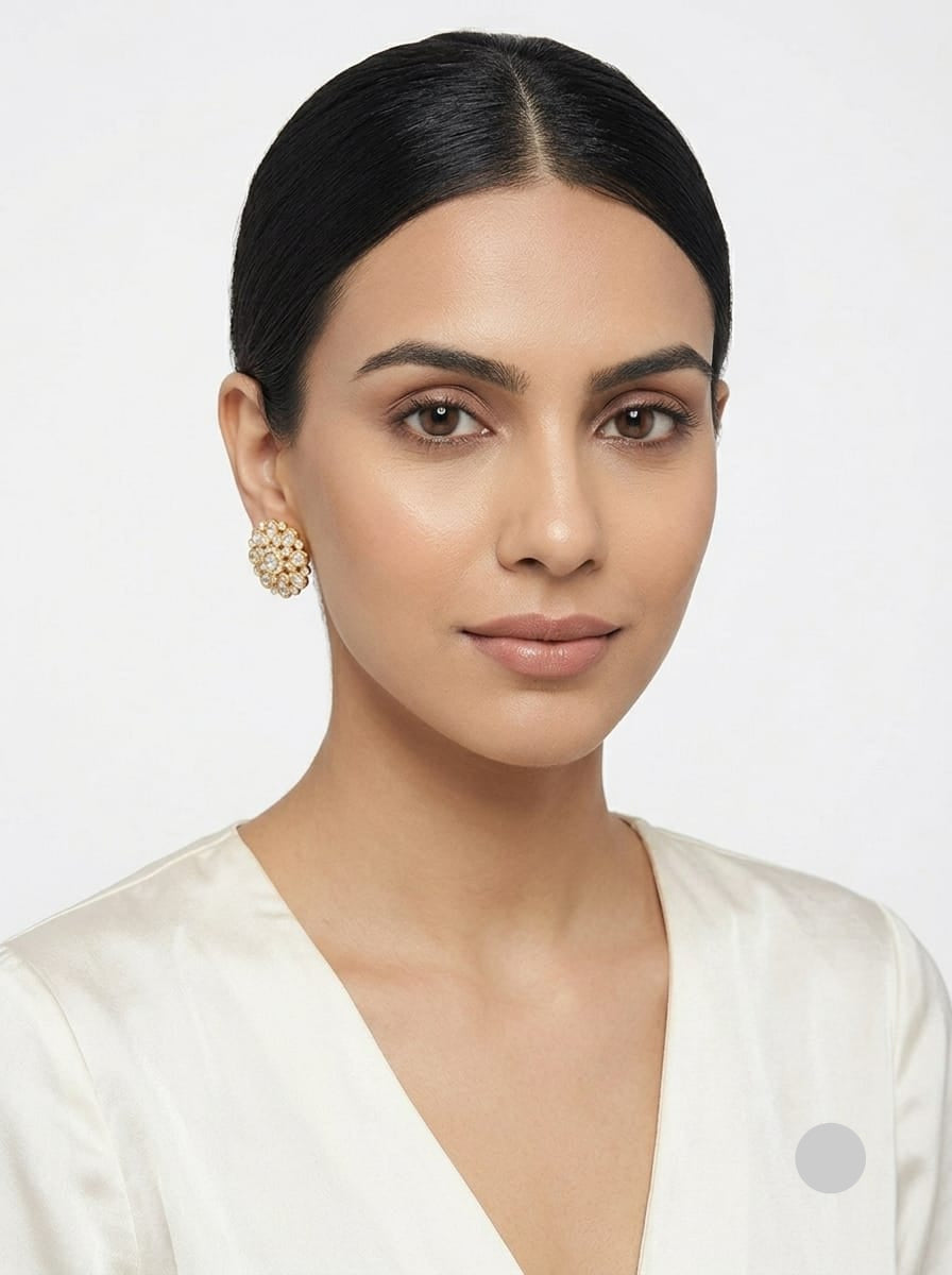 Diya Floral Studs