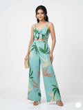 Tropical Leaf Cut-Out Co-Ord Set