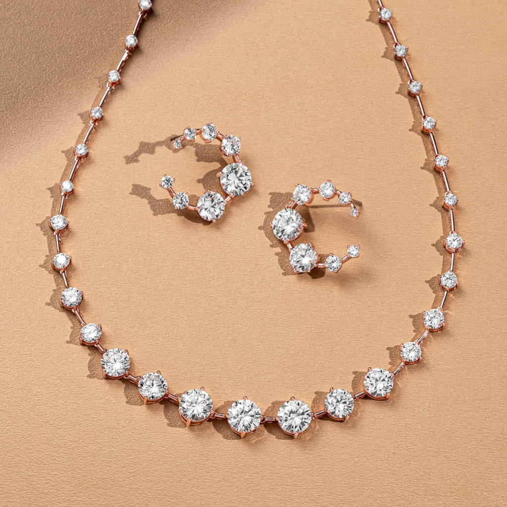 Rose Radiance Pendant Set