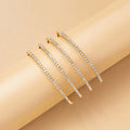 Golden Crystal Bangles