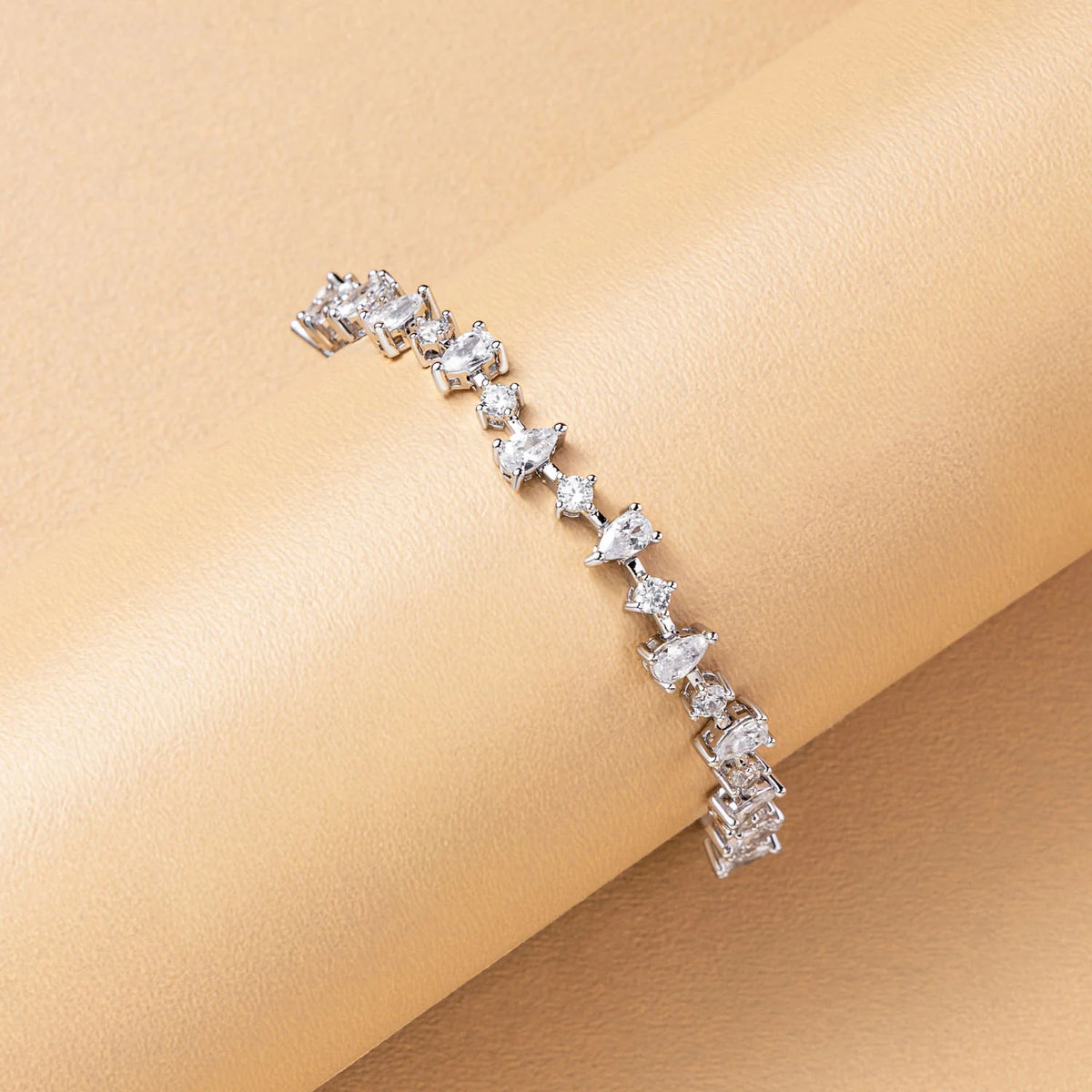 Classic Silver Tennis Bracelet