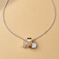 Golden Motif Pendant Necklace