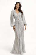 Celestial Aura Evening Gown