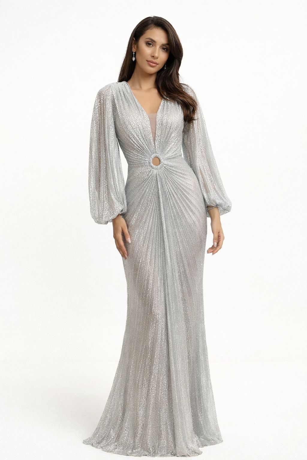 Celestial Aura Evening Gown
