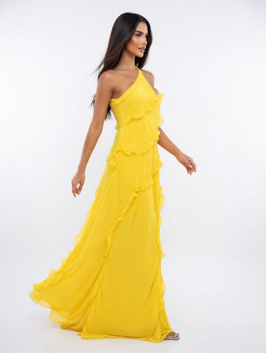 Aurora Ruffle Elegance