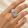 Crystal Cascade Ring – Anaqa — model image