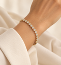 Crystal Halo Bracelet – Anaqa on model