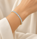 Aqua Halo Bracelet – Anaqa on model