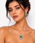 Emerald Empress Pendant Set
