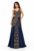 Regal Star Couture Drape Set by AZP x Bellissima on a white studio background