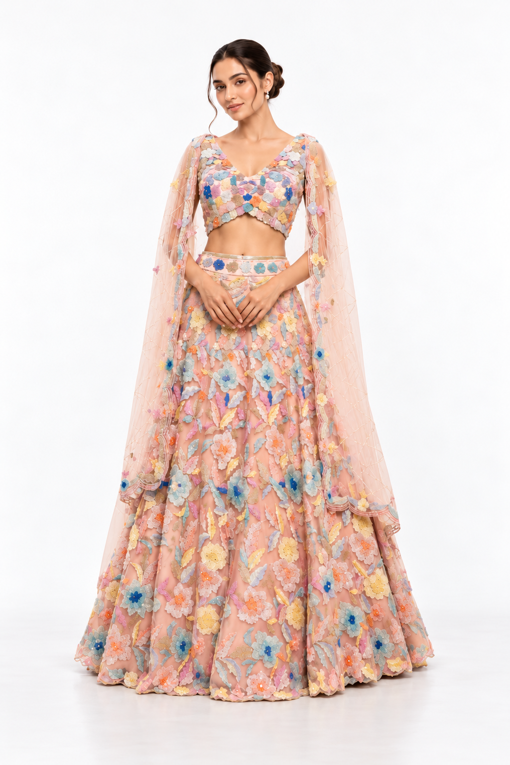 Zinnia by AZP x Bellissima on a white studio background
