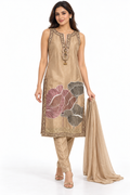 champagne embellished kurta set white studio pose 1; illustrative dupatta pending review