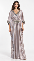 Designer Atelier silver mauve — model styling pose 1