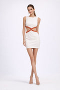 Ivory Horizon Cutout Dress