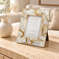 Mimosa Agate Photoframe styled in a home setting